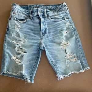 American Eagle Distressed Denim Shorts